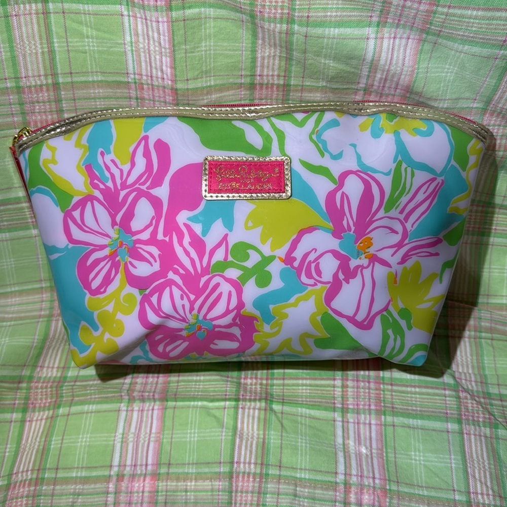 Lilly Pulitzer for Estée Lauder cosmetic bag
